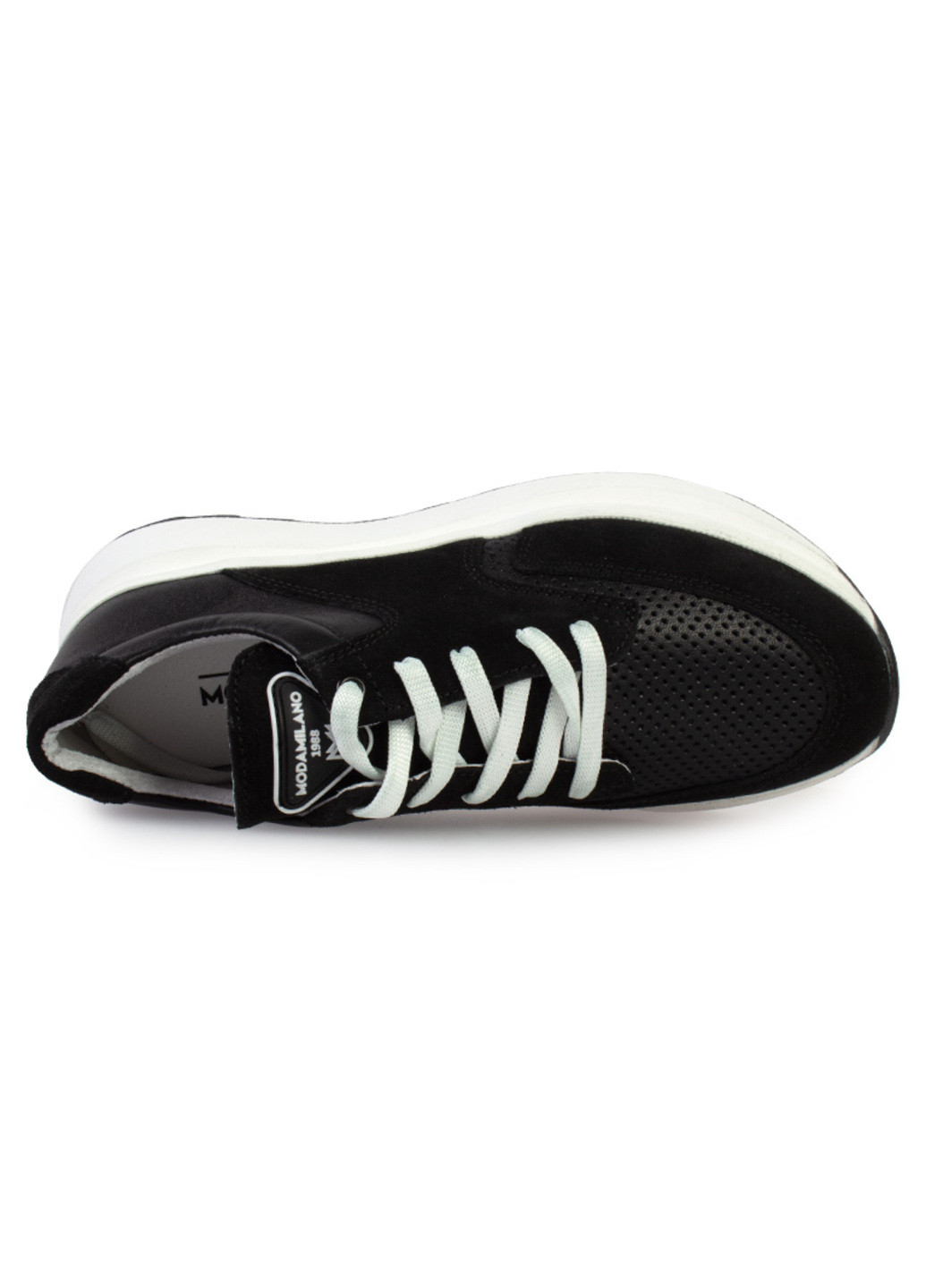 Чорні осінні кросівки жіночі бренду 8301421_(3) ModaMilano