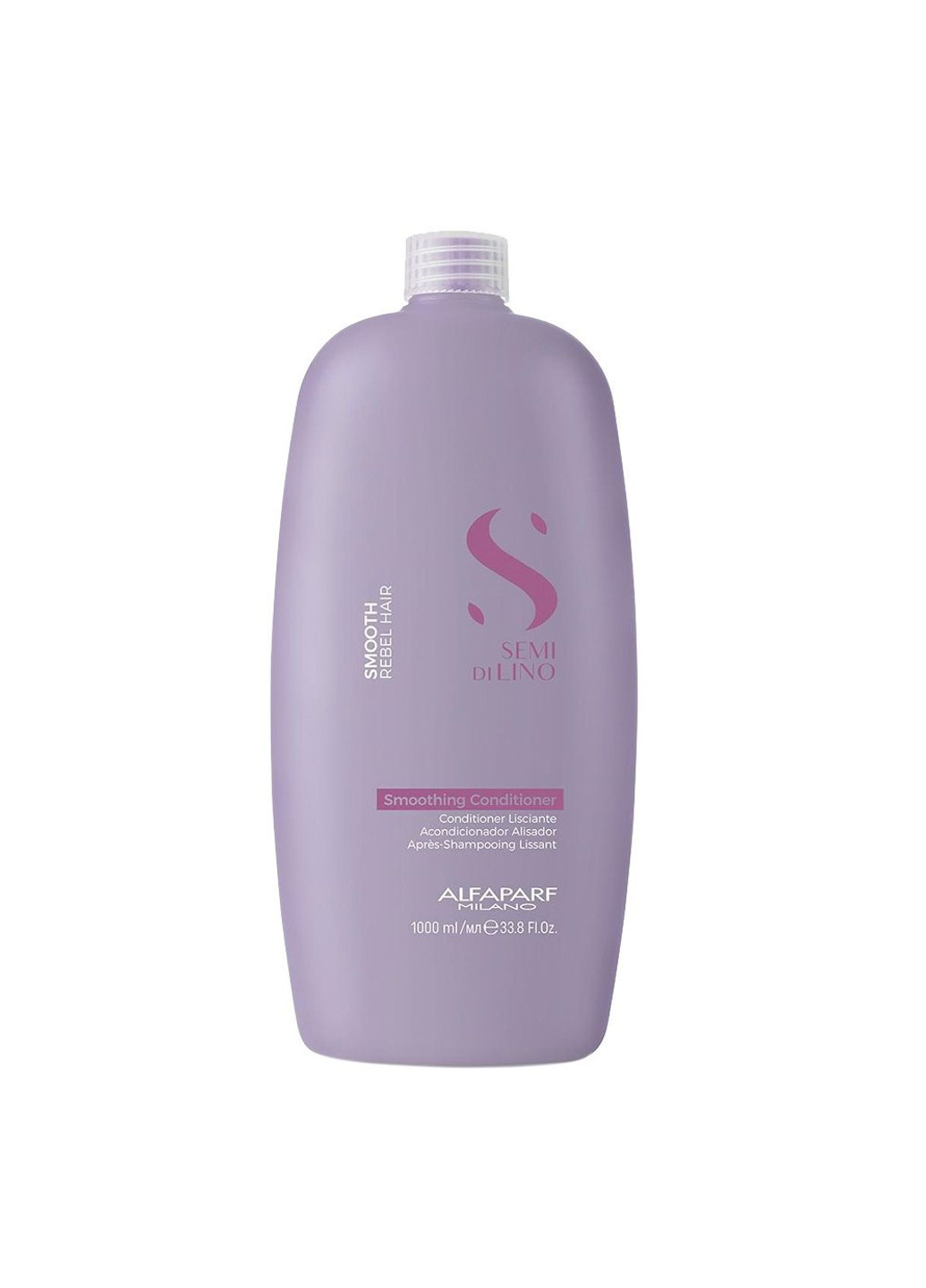 Кондиціонер для неслухняного волосся Semi Di Lino Smoothing Conditioner 1000 мл Alfaparf (276384947)