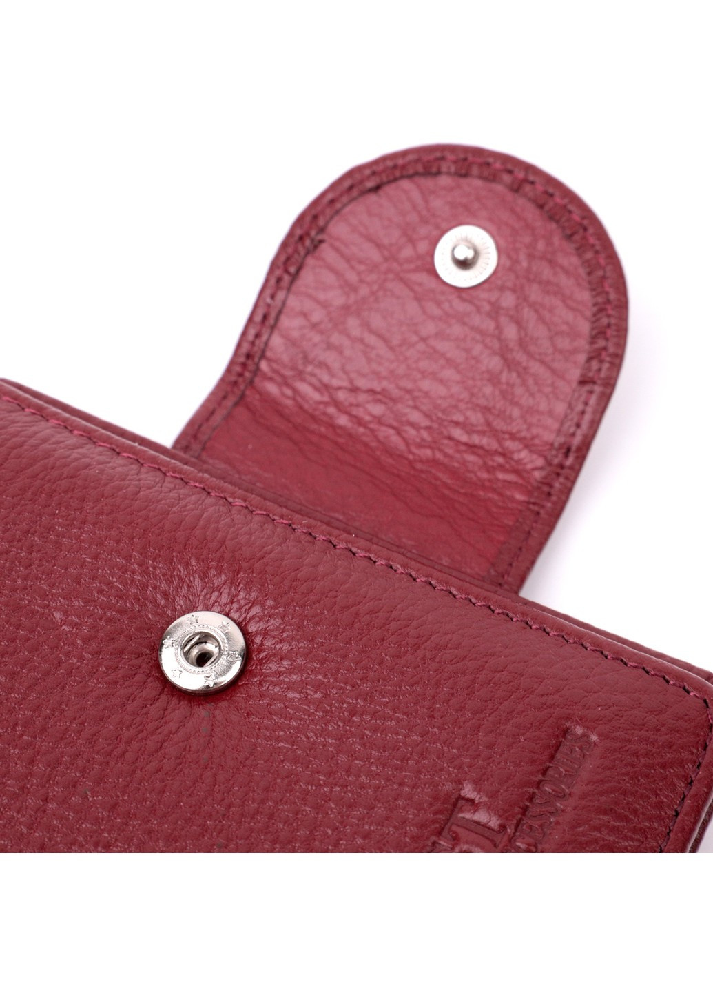 Женский кошелек вертикального типа из натуральной кожи 22452 Бордовый st leather (277980517)