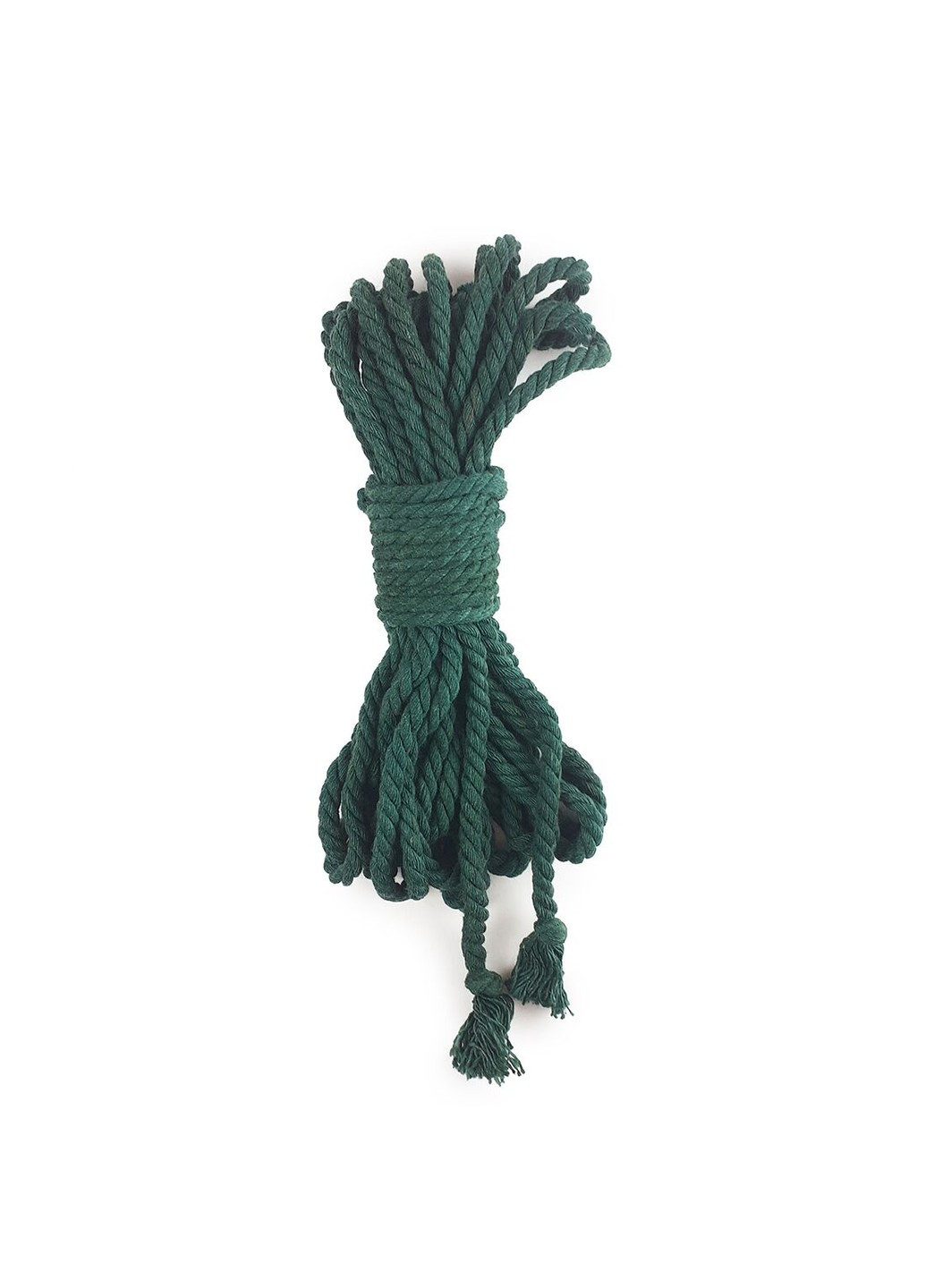 Хлопковая веревка BDSM 8 метров, 6 мм, цвет зеленый Art of Sex (277235451)