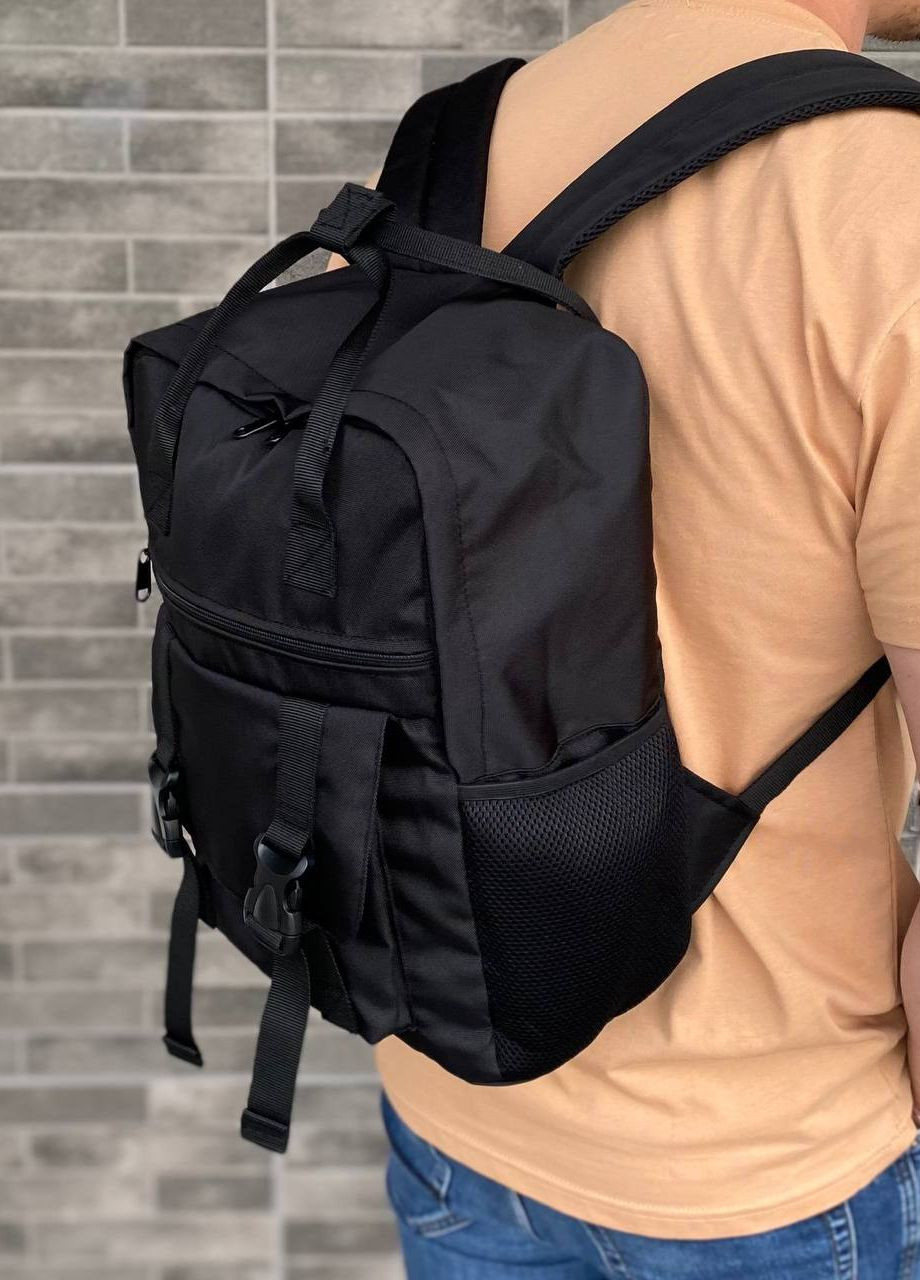 Черный универсальный рюкзак мужской женский повседневный Perfect No Brand (260026940)