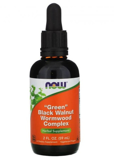 Green Black Walnut Wormwood Complex 59 ml /36 servings/ Now Foods (256725237)