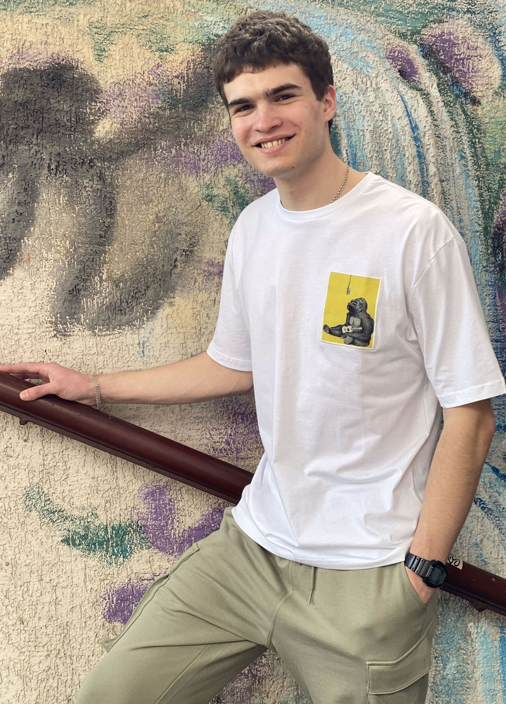 Біла футболка Malph