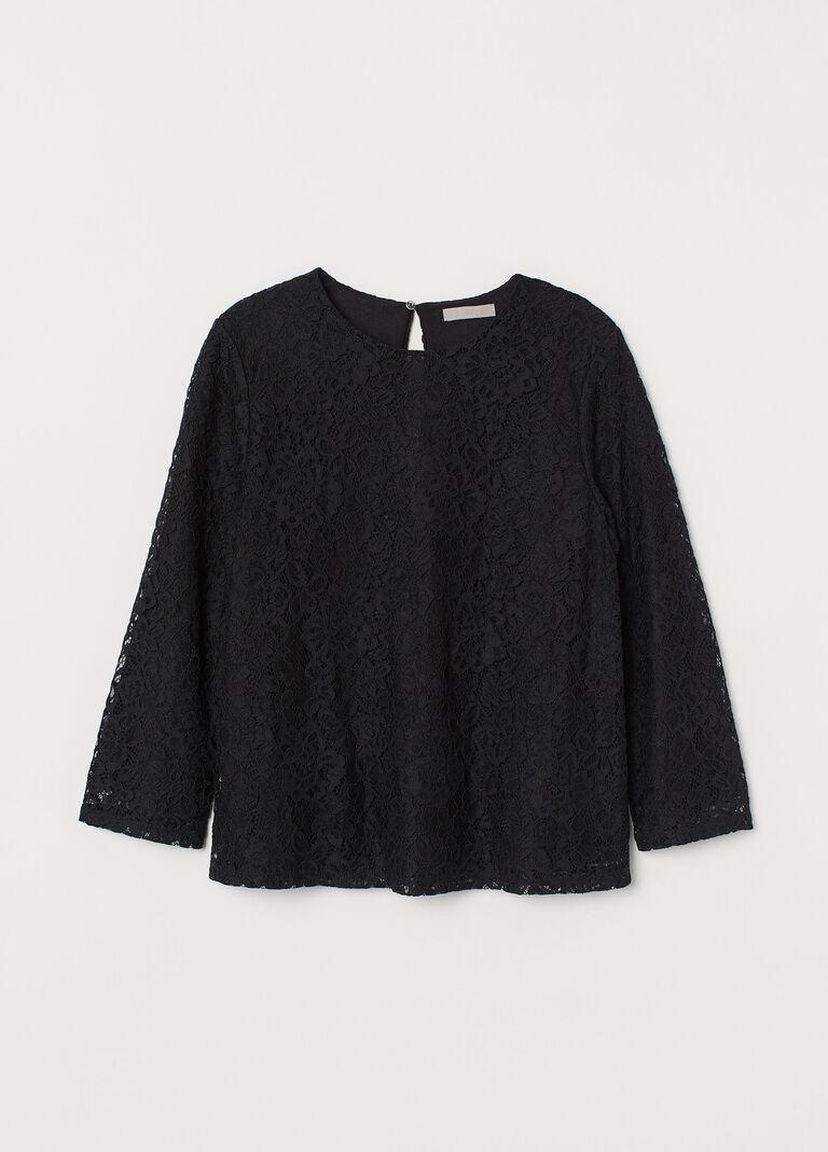 Чорна блуза демісезон,чорний, H&M