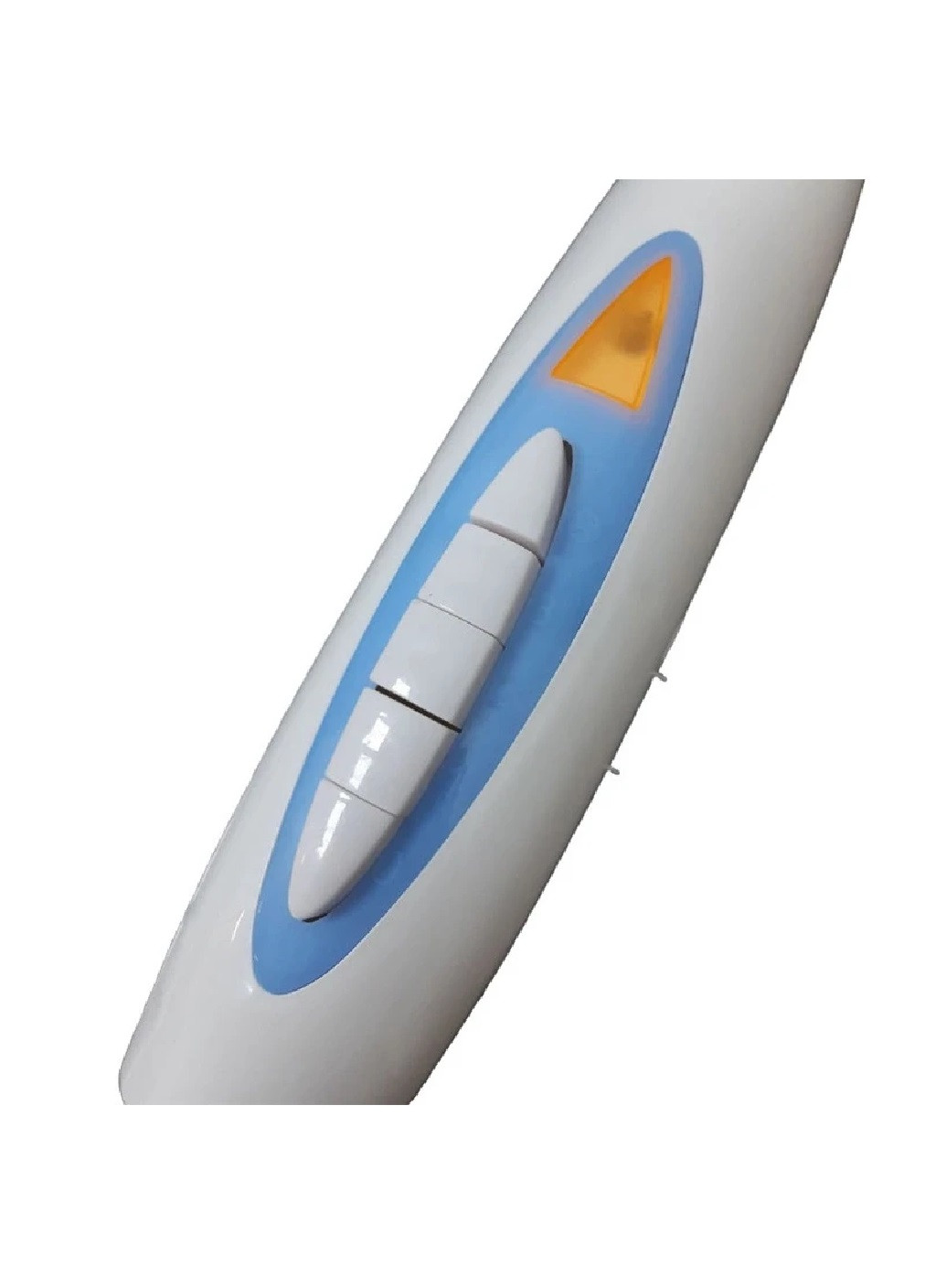Підлоговий побутовий вентилятор портативний переносний на регульованій ніжці з 5 лопатями (474715-Prob) Білий з синім Unbranded (259498397)
