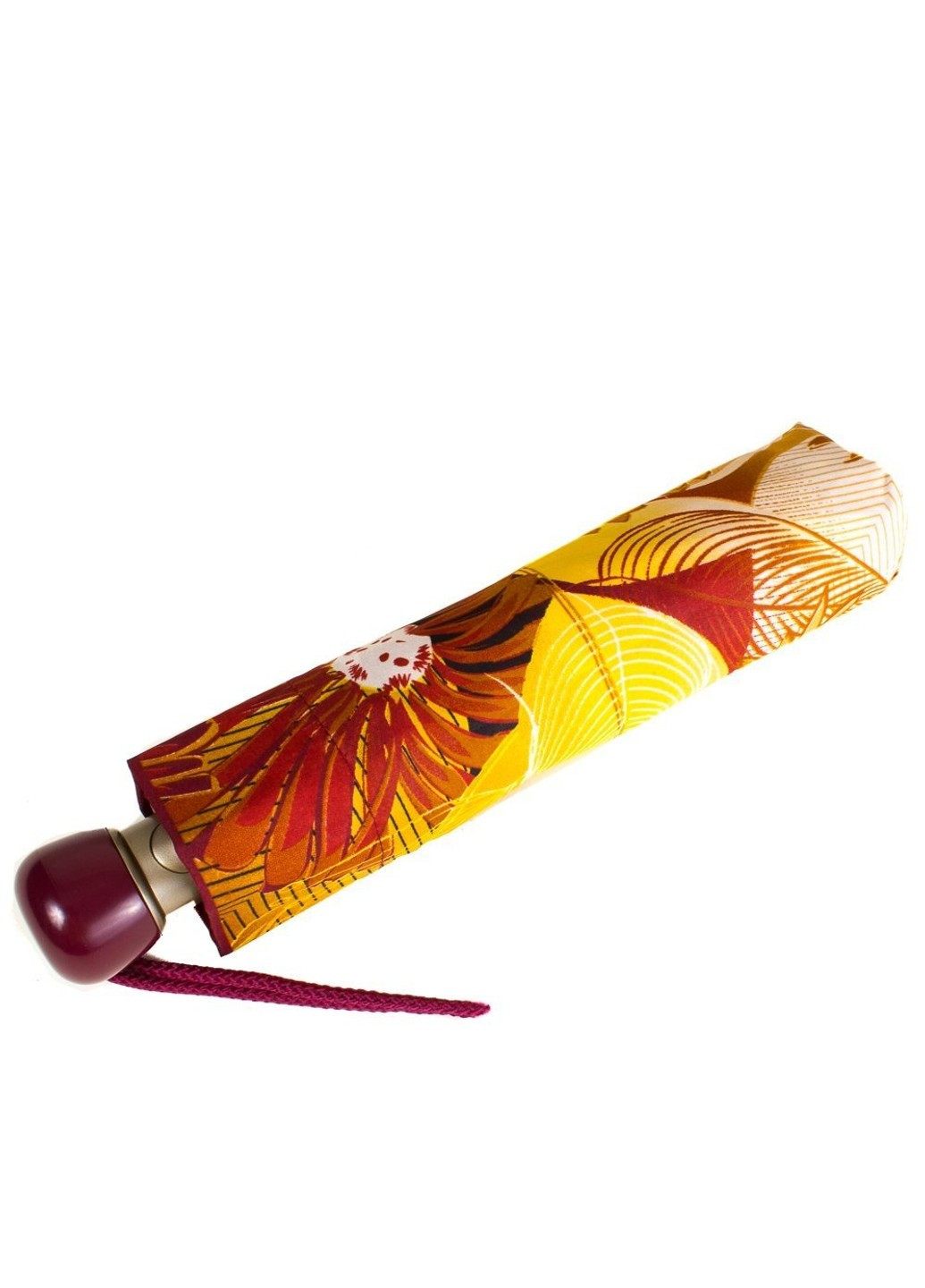 Полуавтоматический женский зонтик желтый дизайнерский Airton (262976735)