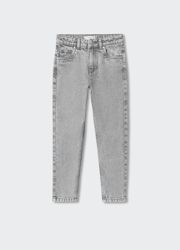 Серые демисезонные джинсы для девочки 8882 140 см серый 66552 Mango