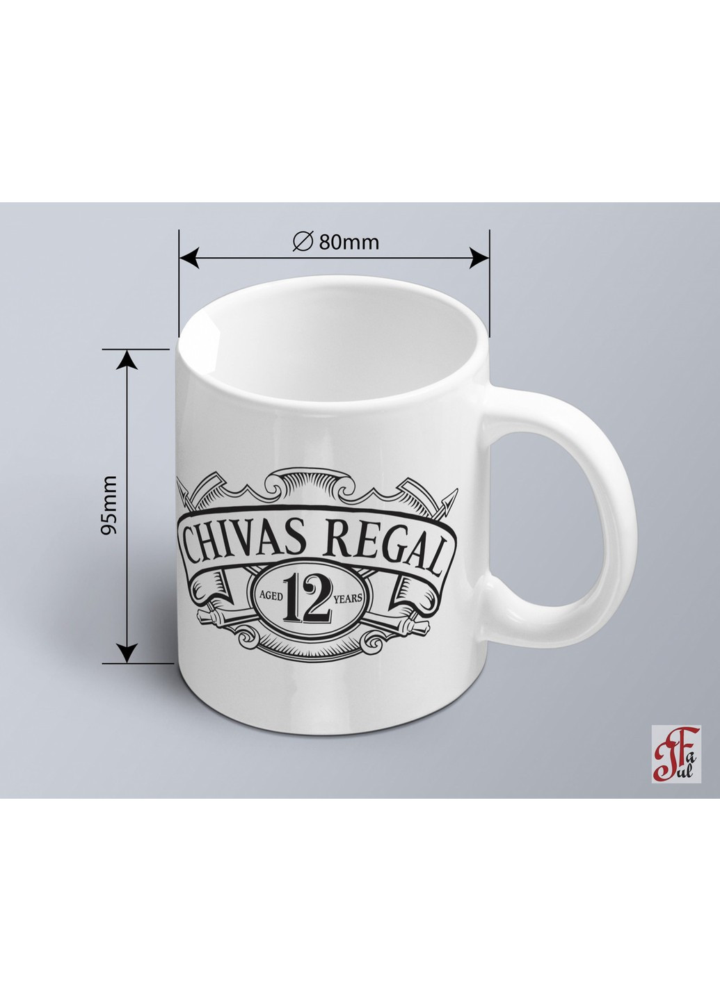 Чашка с принтом логотипа Chivas Regal Чівас Регал ЗаСвіт (261255815)
