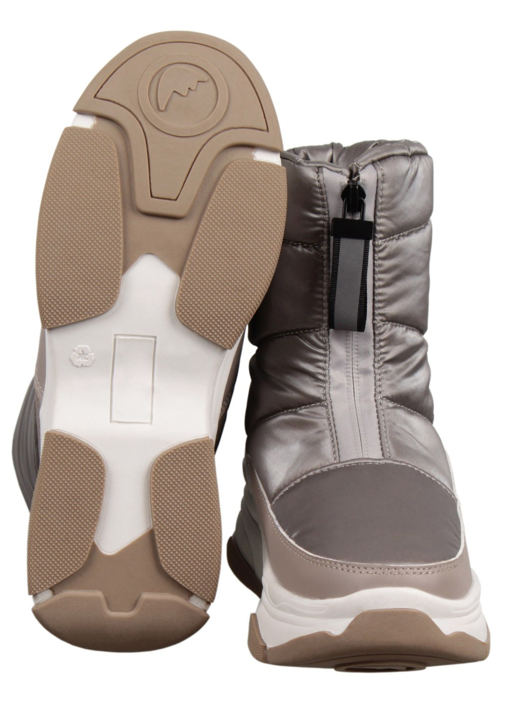 Зимние женские ботинки на низком ходу 198825 Lifexpert из искусственной кожи