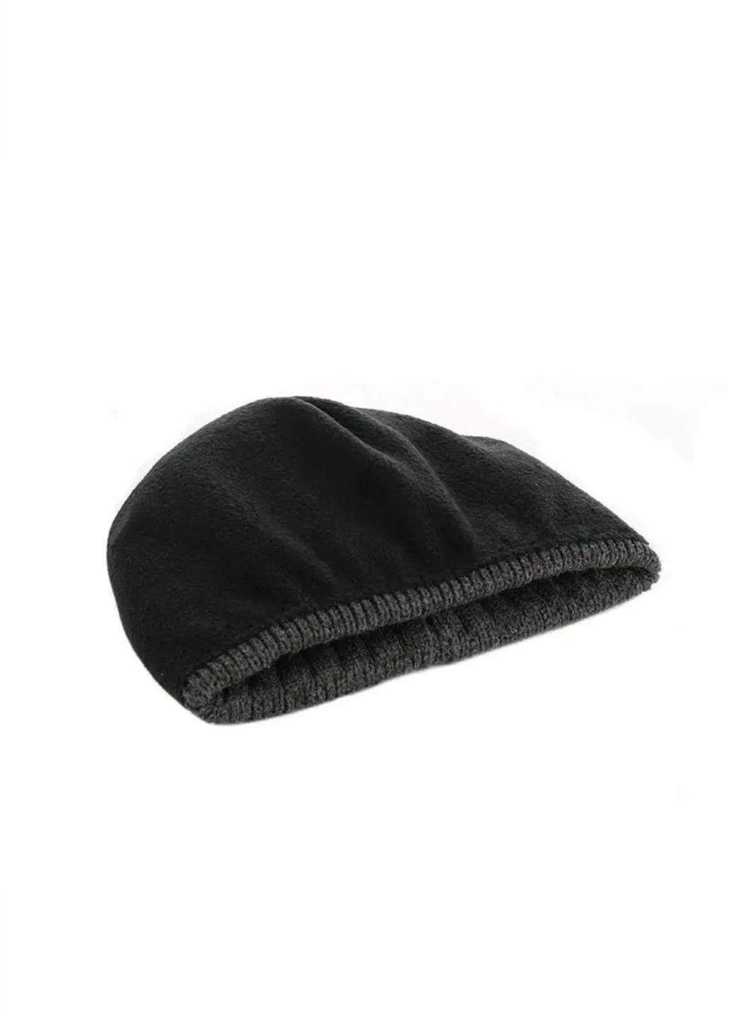 Мужская зимняя шапка на флисе No Brand чоловіча шапка на флісі (270965913)