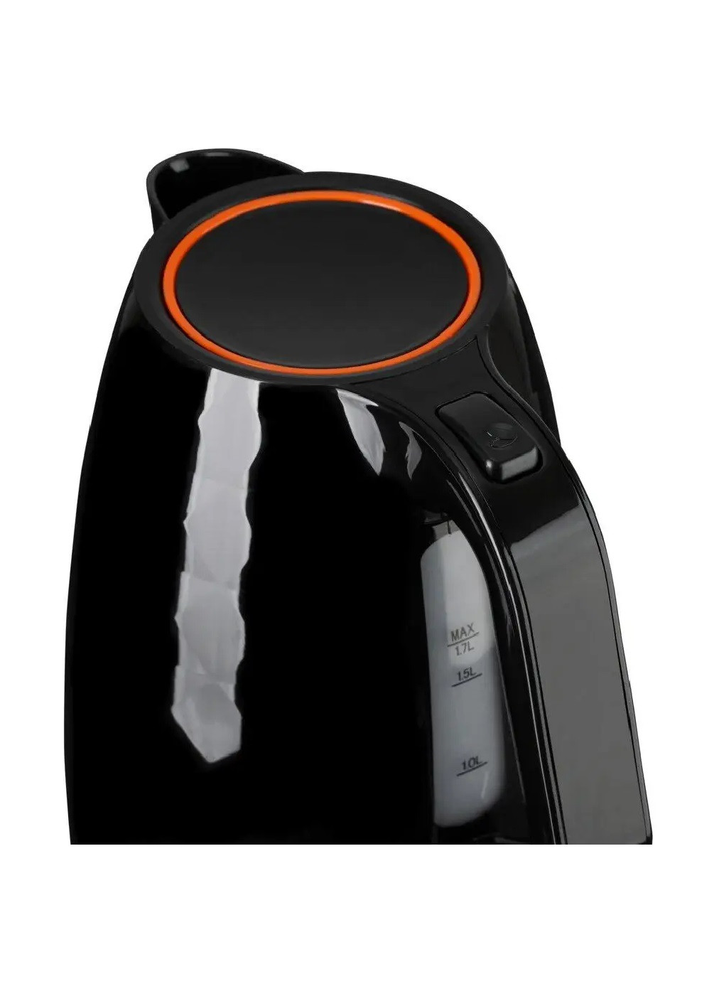 Электрочайник чайник с подогревом пластиковый с вращающимся основанием автоматическим отключением 2200 Вт (476180-Prob) Черный Unbranded (277159329)