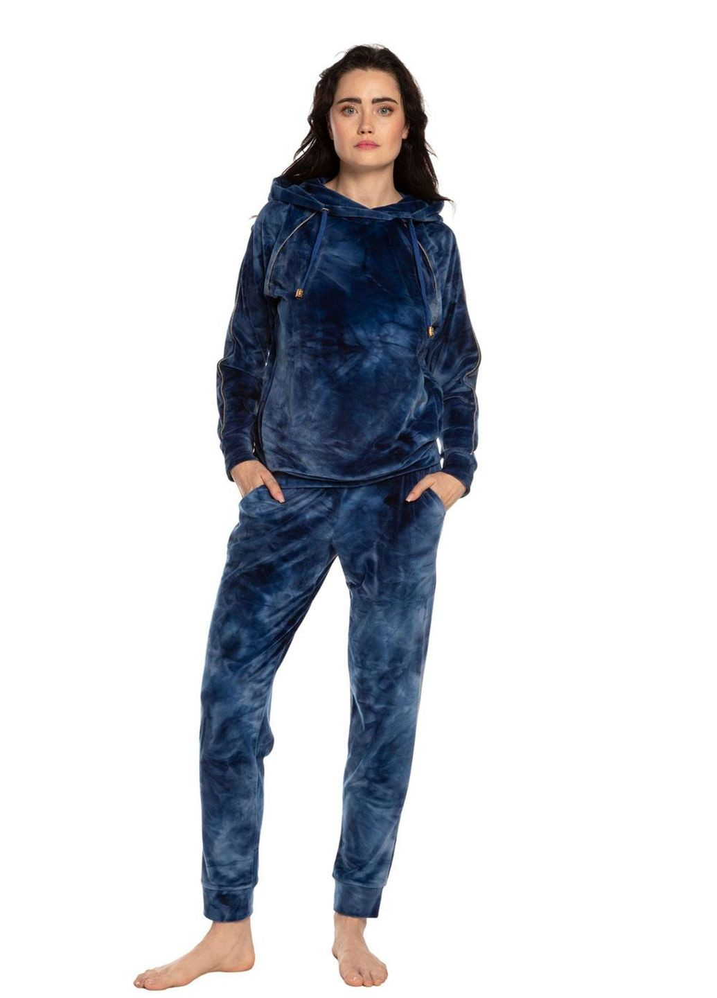 Костюм жіночий XXL синій 03124/1 Effetto (270015442)