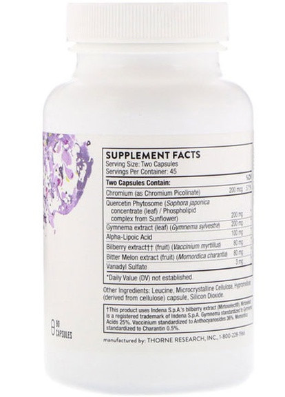 Diabenil 90 Veg Caps Thorne Research (256721863)