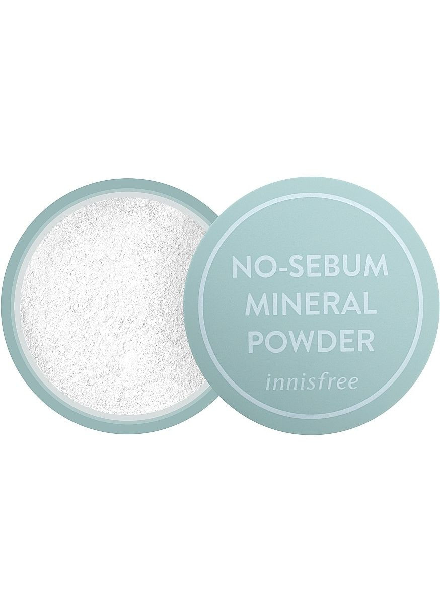 Мінеральна прозора пудра, що матує No Sebum mineral powder INNISFREE (268056057)