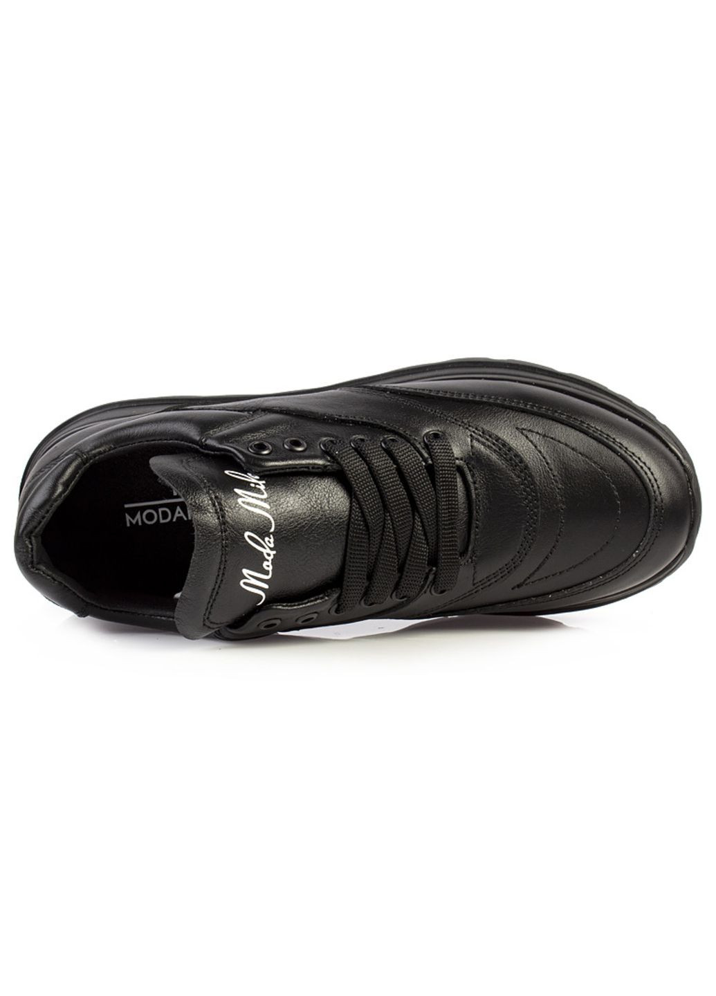 Черные демисезонные кроссовки женские бренда 8401323_(3) ModaMilano