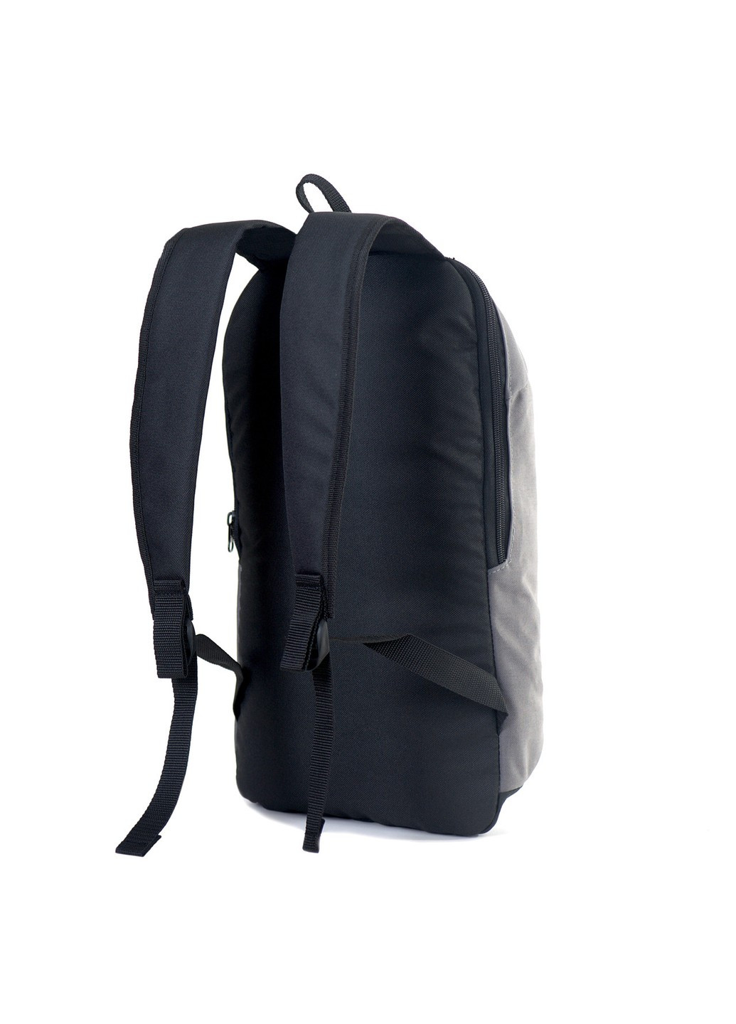 Рюкзак молодежный спортивный прочный повседневный непромокаемый среднего размера серый с черным No Brand (258591272)
