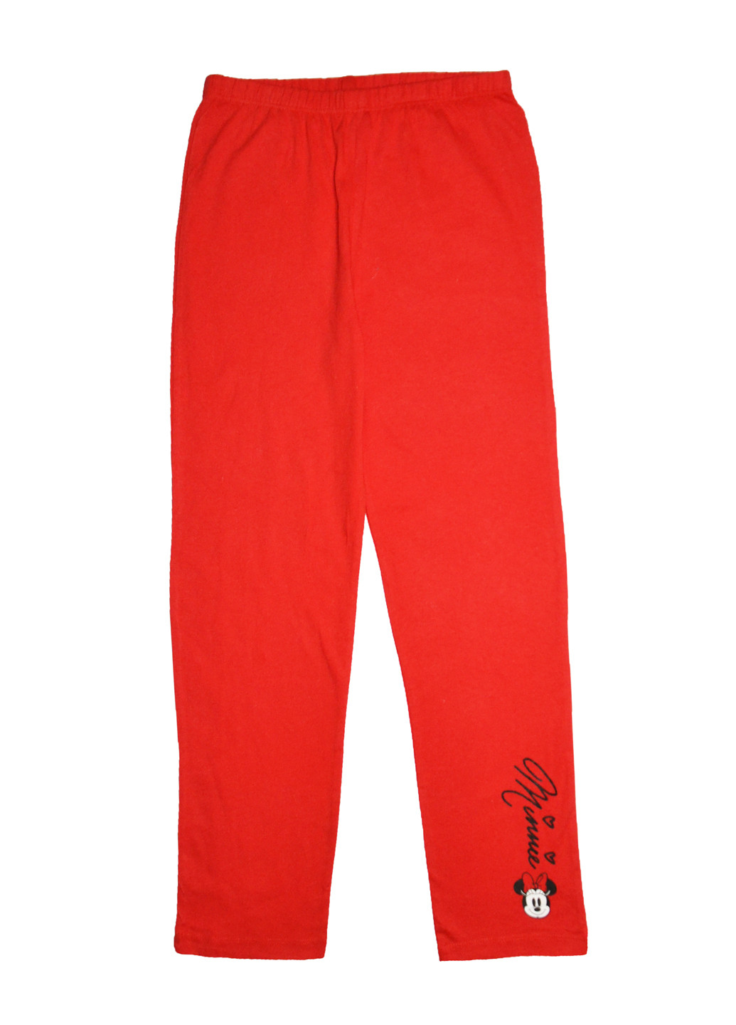 Красные домашние демисезонные прямые брюки Primark