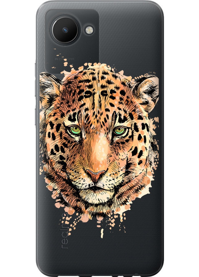 Силіконовий чохол 'Леопард v2' для Endorphone Realme C30 (258093827)