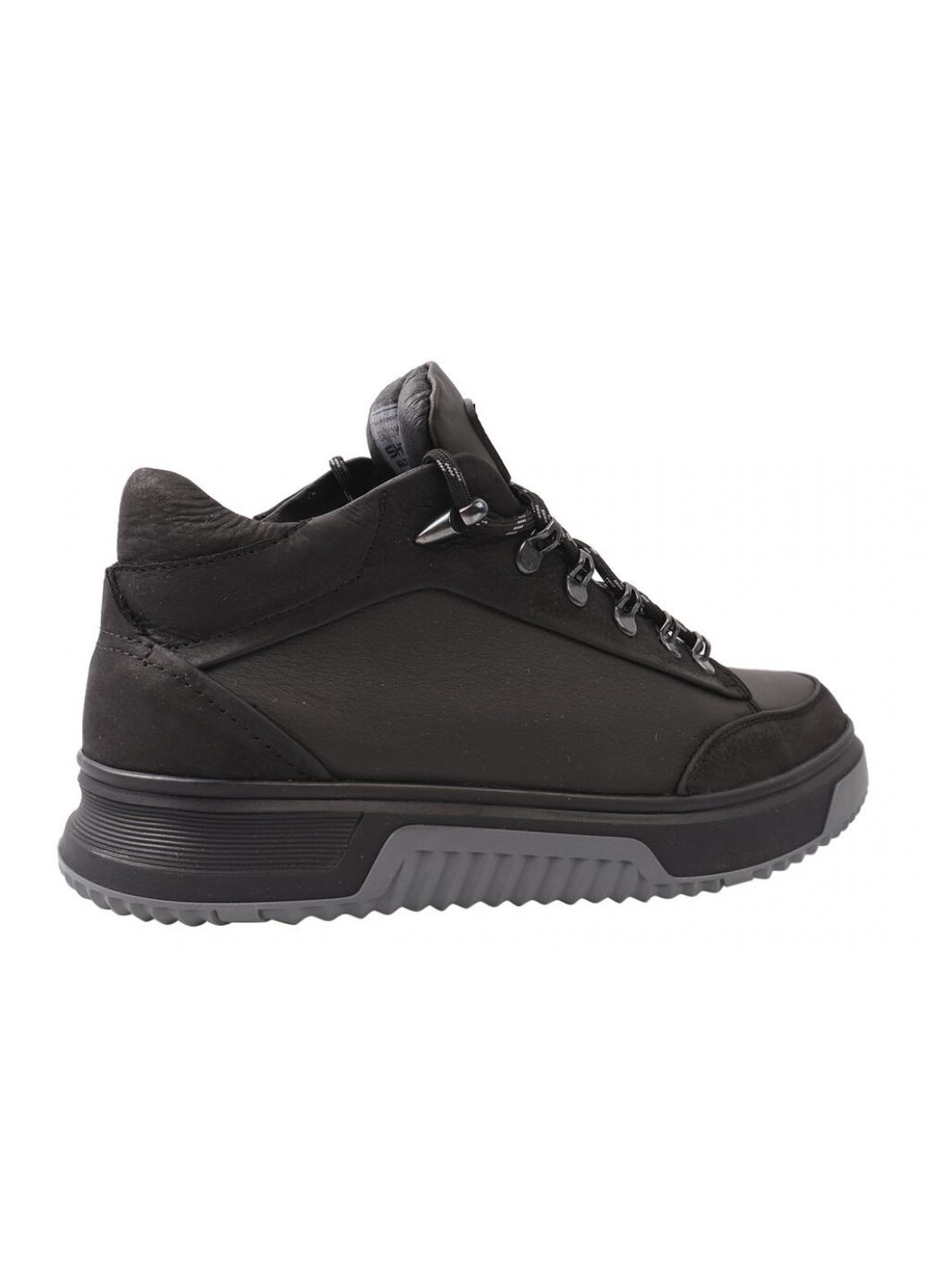 Черные ботинки женские из натуральной кожи,черные,украина Shark 65-9/21ZHC