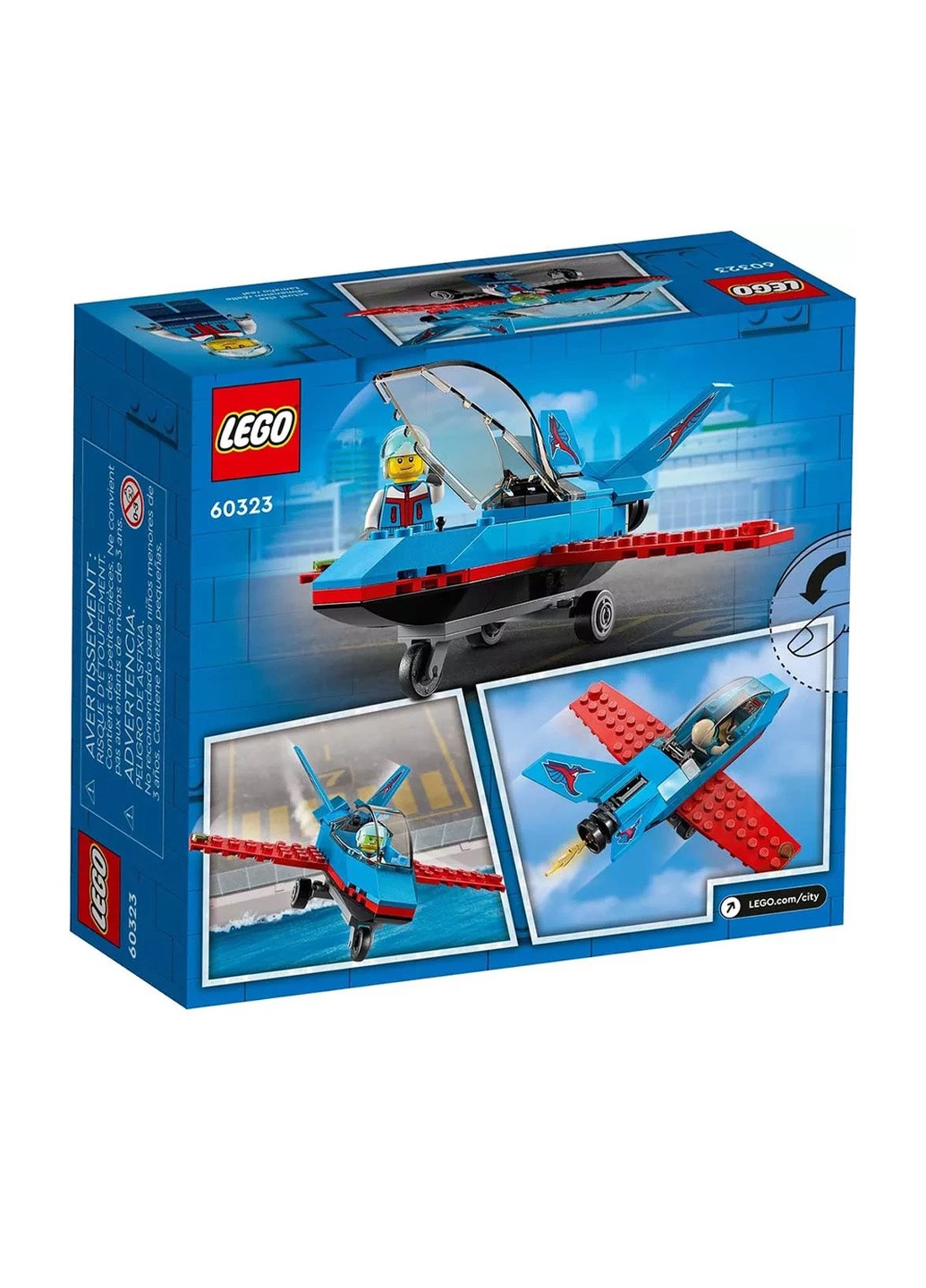 Конструктор "Каскадерский самолет" цвет разноцветный ЦБ-00185711 Lego (259466129)