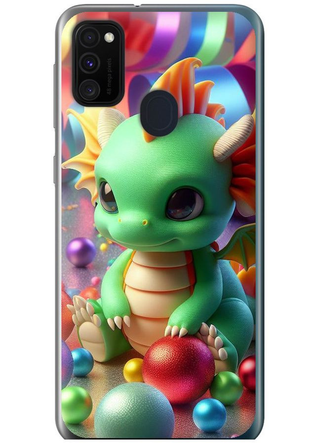 Силіконовий чохол 'Веселий дракончик' для Endorphone Samsung Galaxy M30s 2019 (275461066)