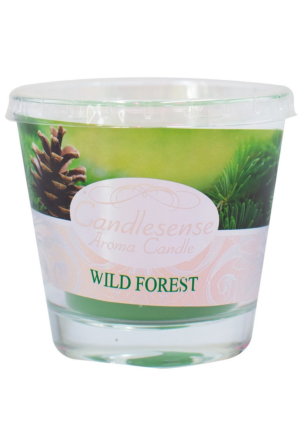 Ароматизована свічка у склянці Wild Forest (30год) Candlesense Decor (257144568)
