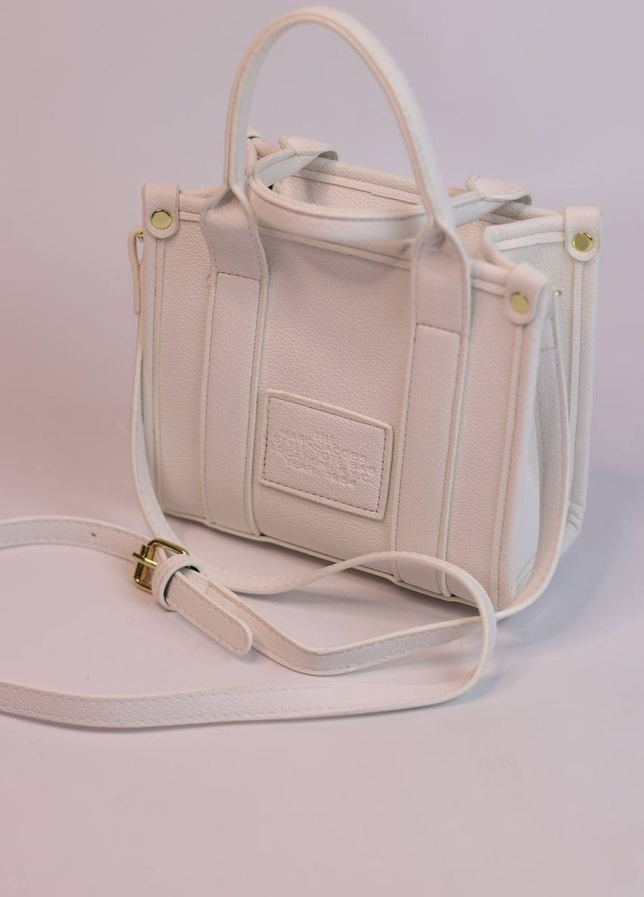 Сумочка из лого Marc Jacobs tote bag mini white Vakko (273782706)
