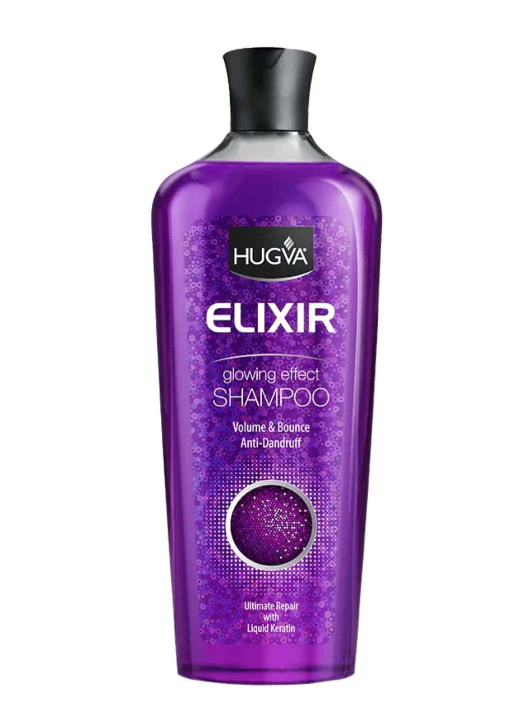 Шампунь для волосся проти лупи Elixir 600 мл Hugva (268745224)