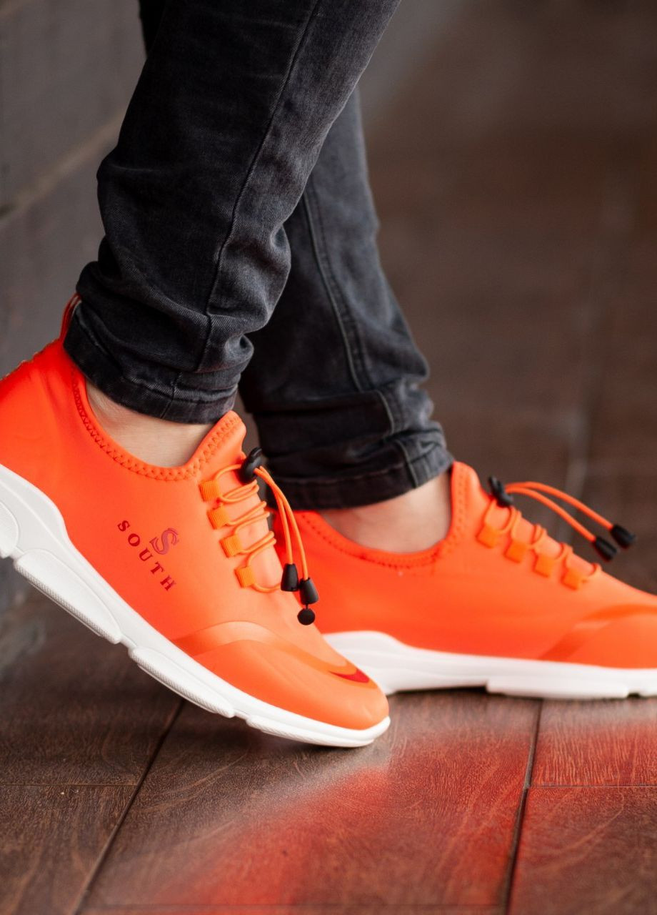 Оранжевые демисезонные кроссовки south deimos orange Vakko