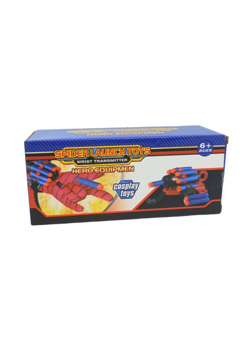 Пистолет на руку человек паук бластер игрушка оружие человека паукка супергероя мстителя мягкие патроны No Brand (271700670)