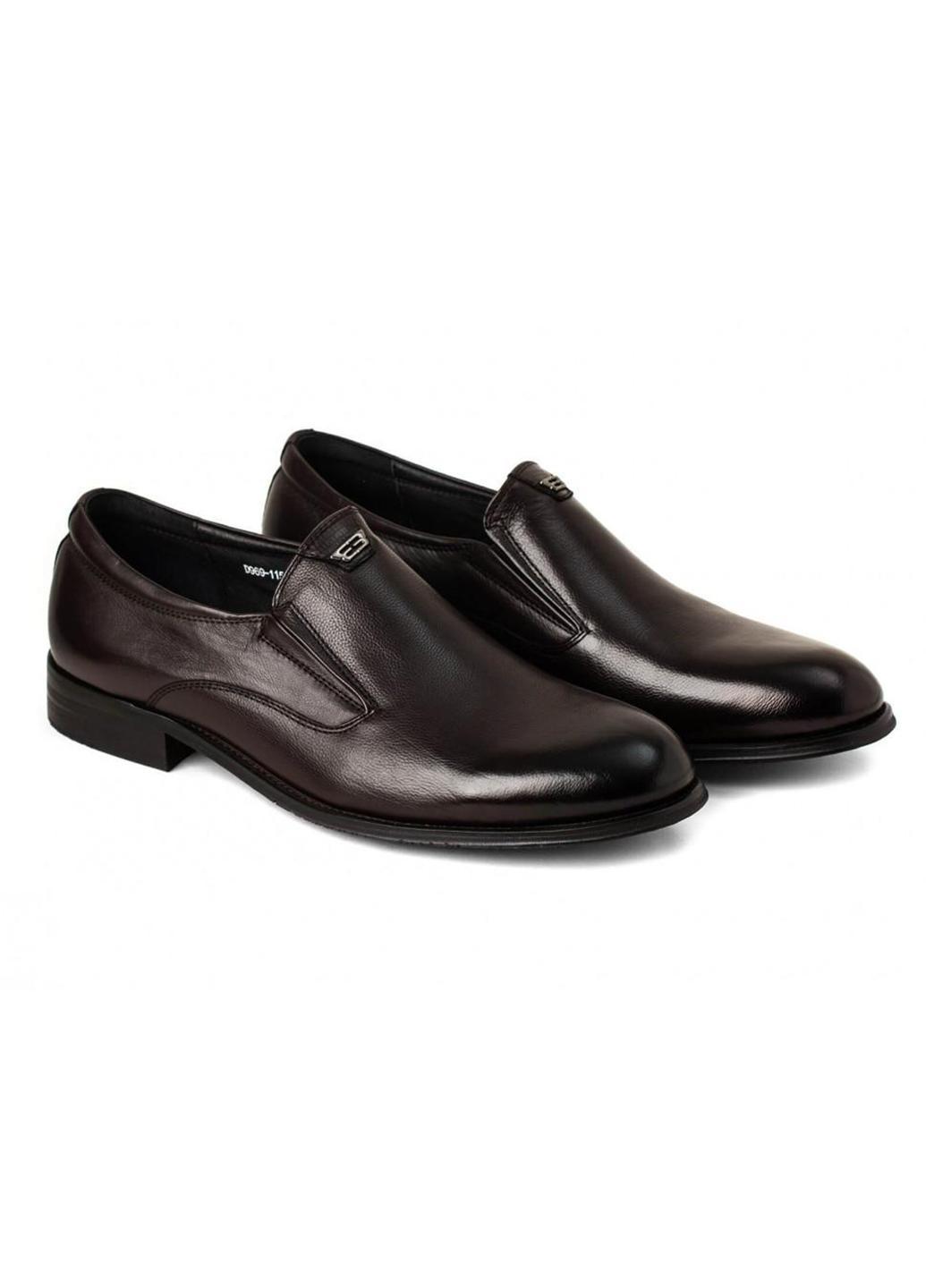 Темно-коричневые туфли Carlo Delari