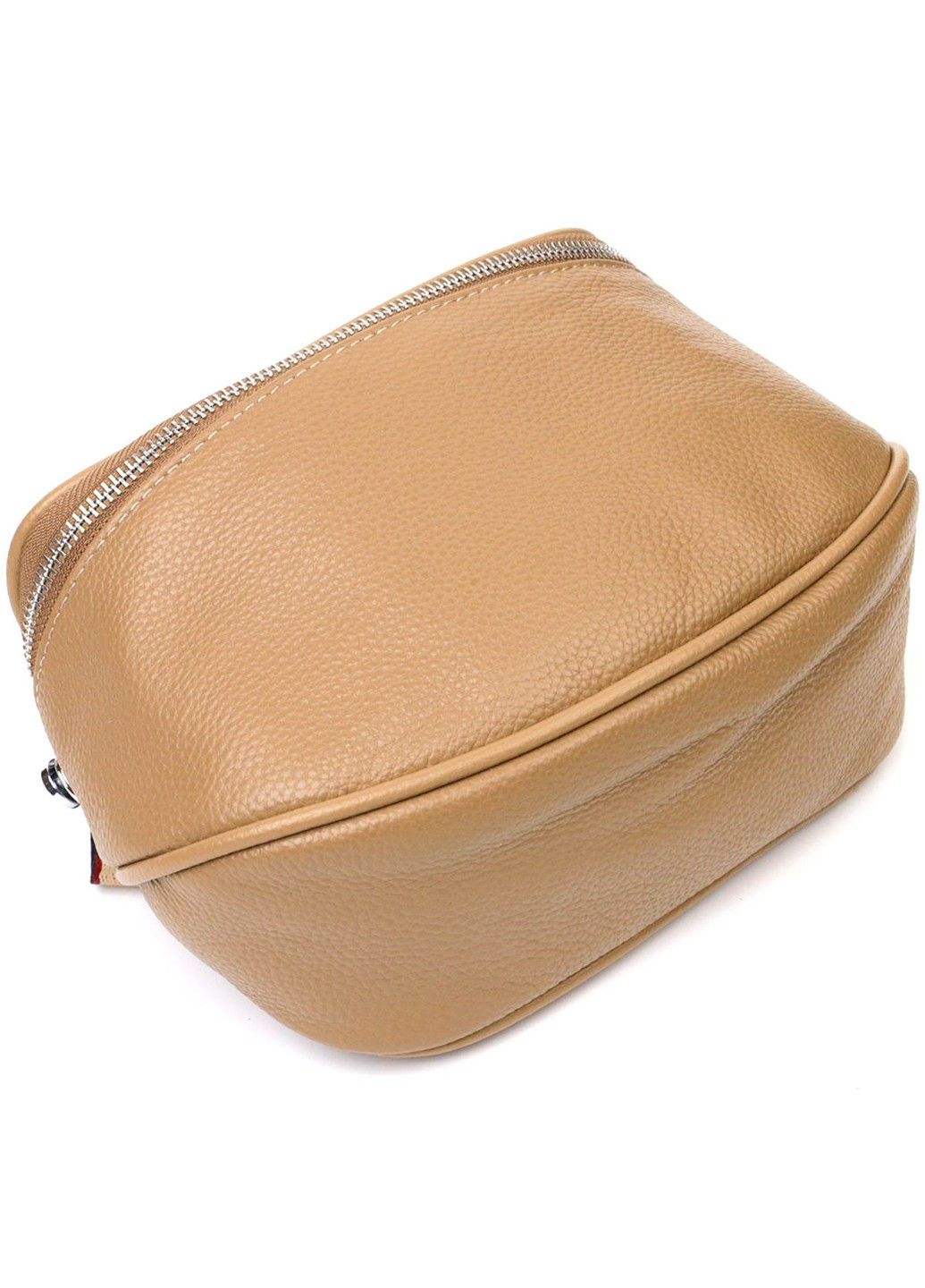 Жіноча сумка через плече з натуральної шкіри 22111 Бежева Vintage (260359815)