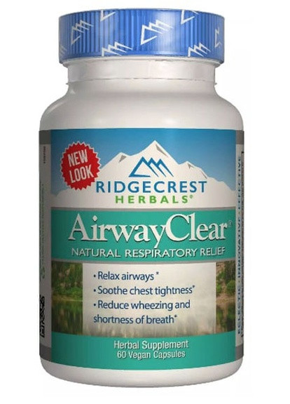 AirwayClear 60 Veg Caps RCH120 Ridgecrest Herbals (256725599)