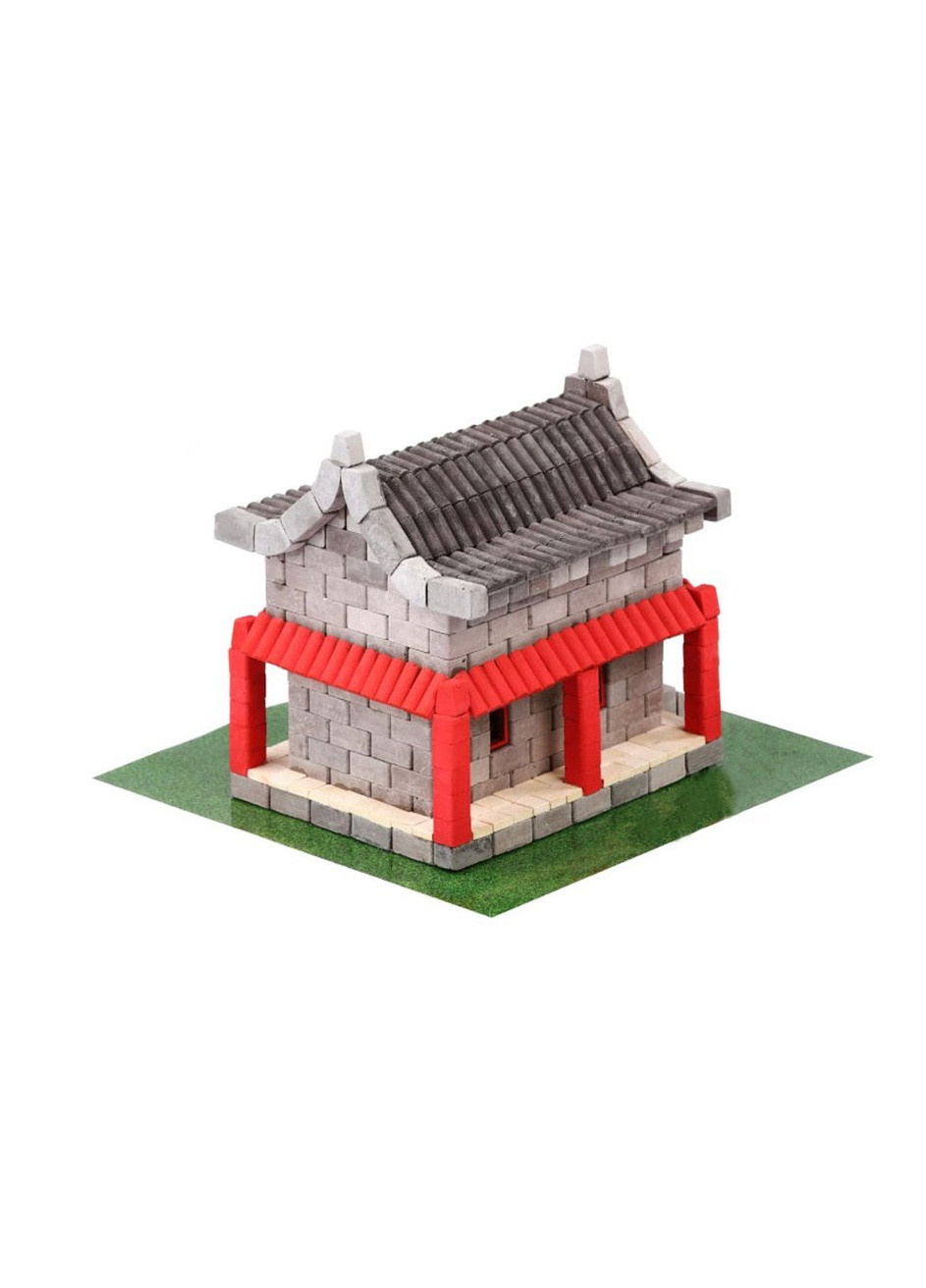Керамічний конструктор з міні-цеглинок "Китайський будиночок", серія " Старе місто" колір різнокольоровий ЦБ-00149488 Wise Elk (259465088)