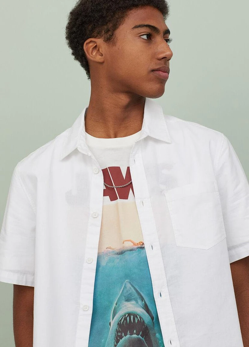Белая рубашка H&M