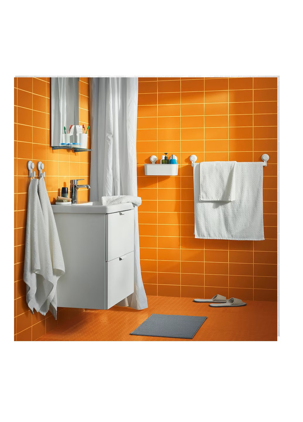 Шторка для ванной и душа 180x200 см IKEA bjärsen (258459954)