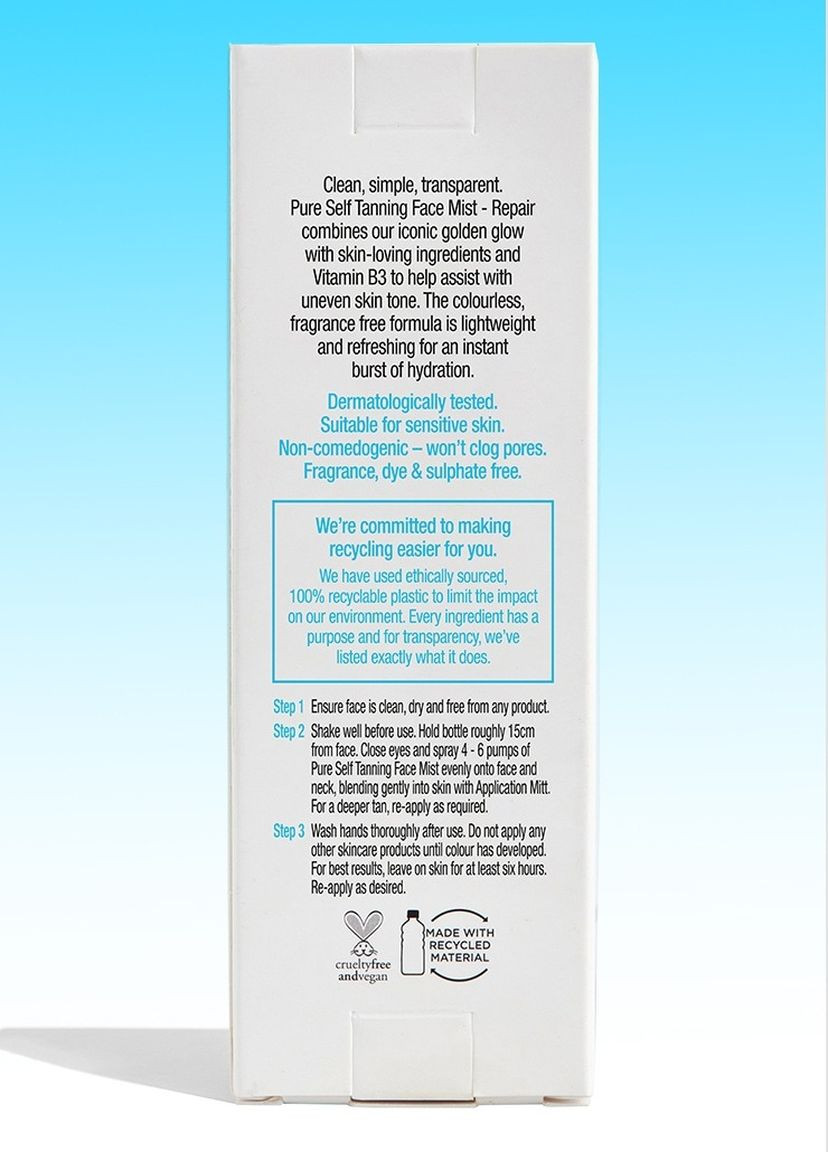 Восстановительный спрей для лица с автозагаром BONDI SANDS (268830256)