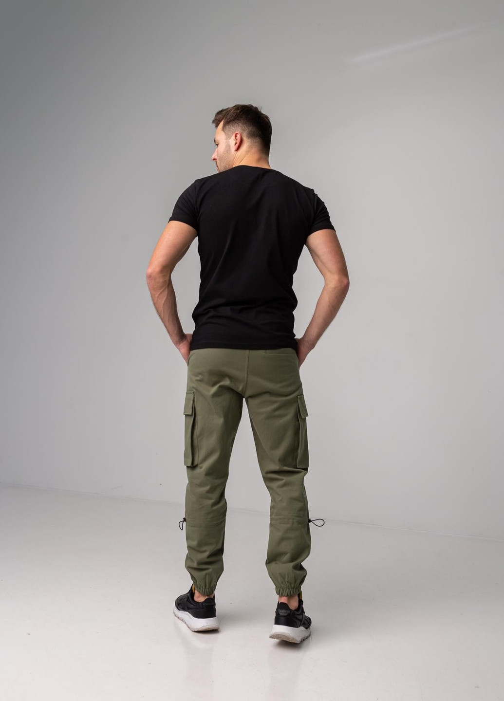 Унісекс штани карго "Bayraktar" колір хакі 436591 New Trend (259681820)