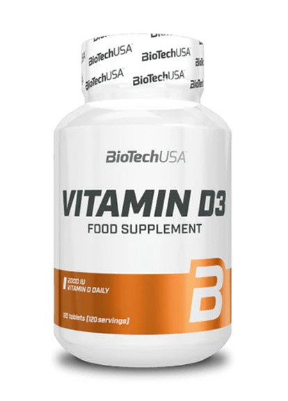 Vitamin D3 120 Tabs Biotechusa (257252361)