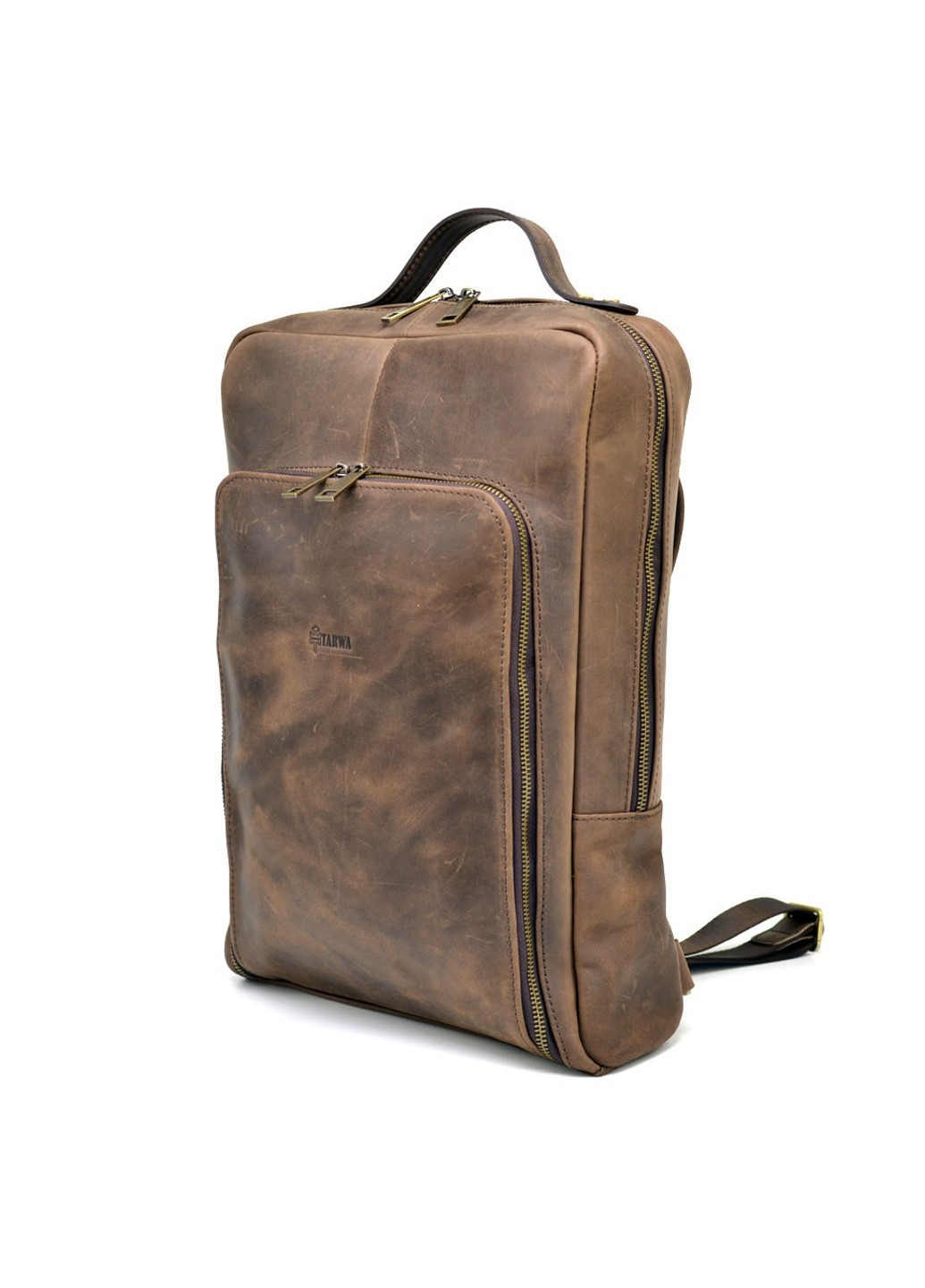 Мужской кожаный рюкзак для ноутбука TA-1241-4lx для ноутбука 17" дюймов TARWA (263776575)