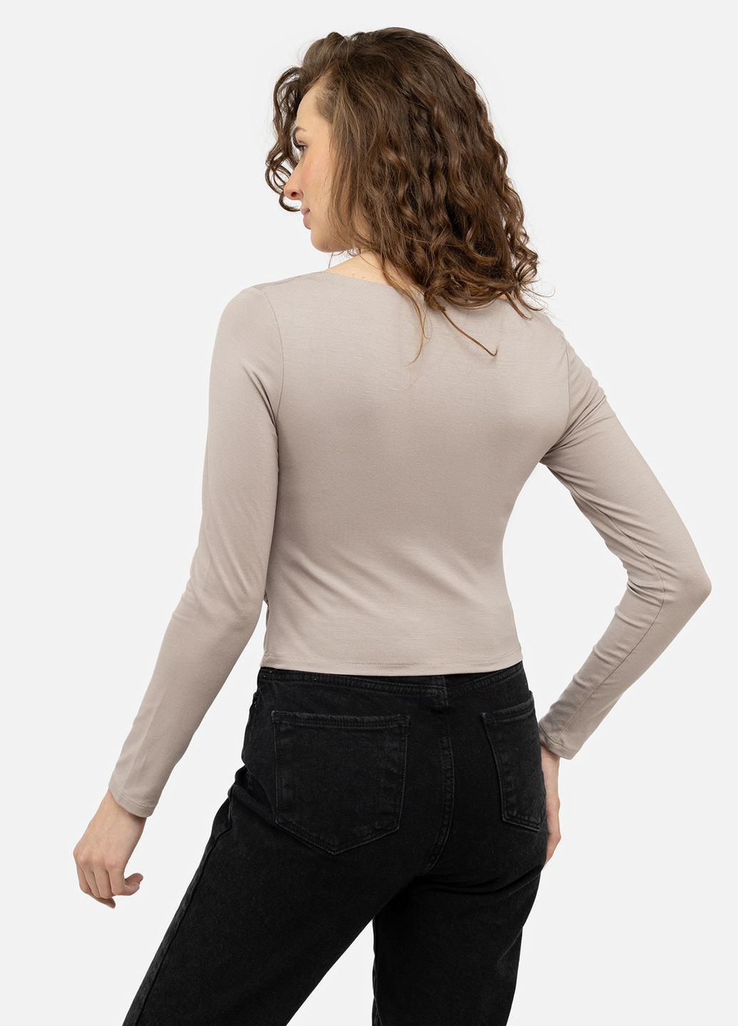 Женская футболка цвет бежевый ЦБ-00242073 Busem (277695759)