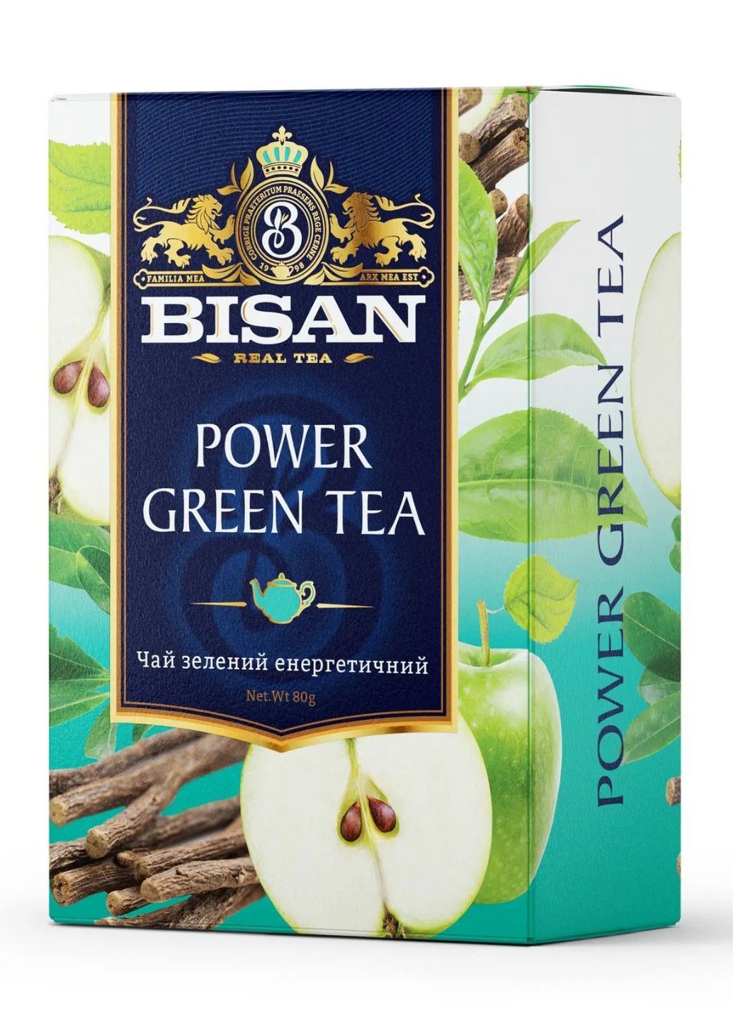 Чай Power Green Tea 80 г Bisan (262983549)