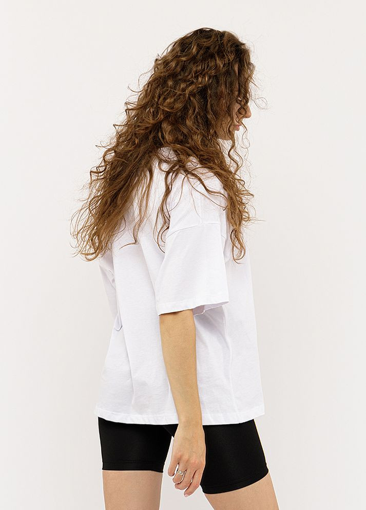 Женская вышиванка с коротким рукавом. цвет белый ЦБ-00224751 Yuki (260355876)