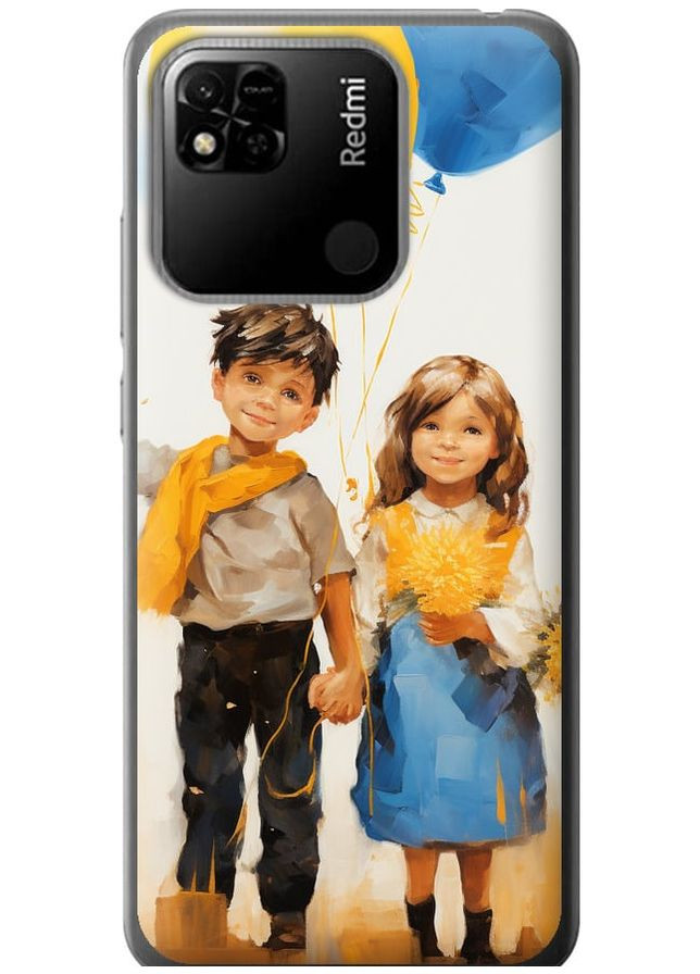 2D пластиковый чехол 'Дети с шариками' для Endorphone Xiaomi Redmi 10A (267239387)