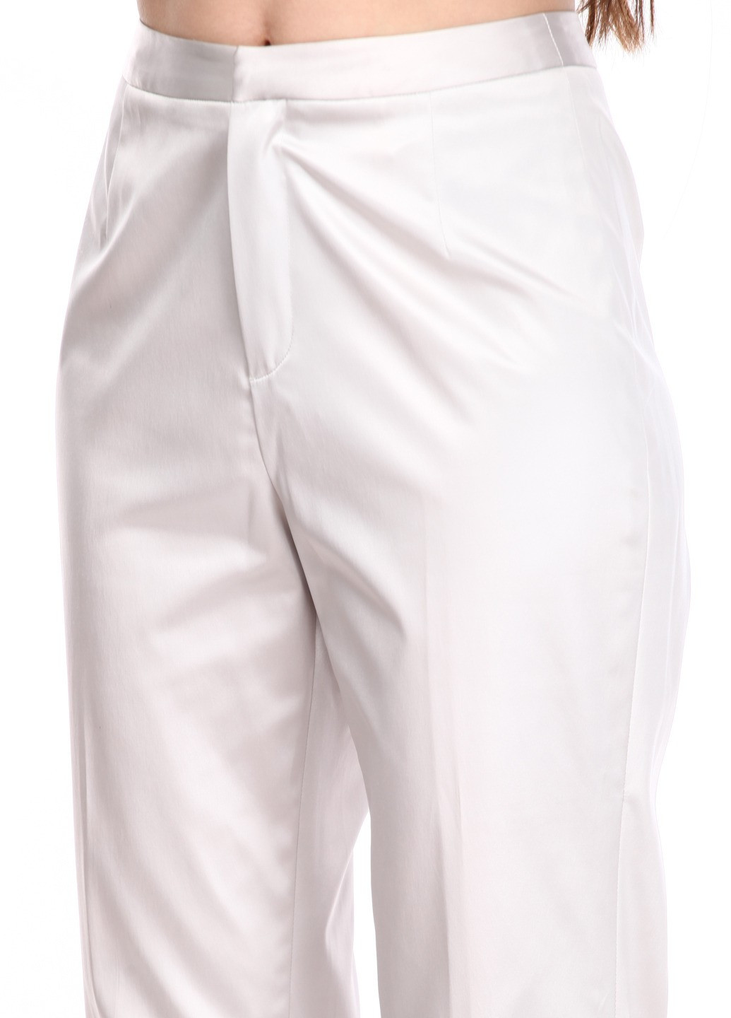 Светло-серые кэжуал демисезонные брюки Strenesse