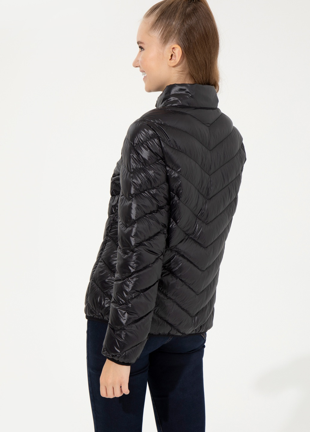 Черная куртка теплая u.s. polo assn. женская U.S. Polo Assn.