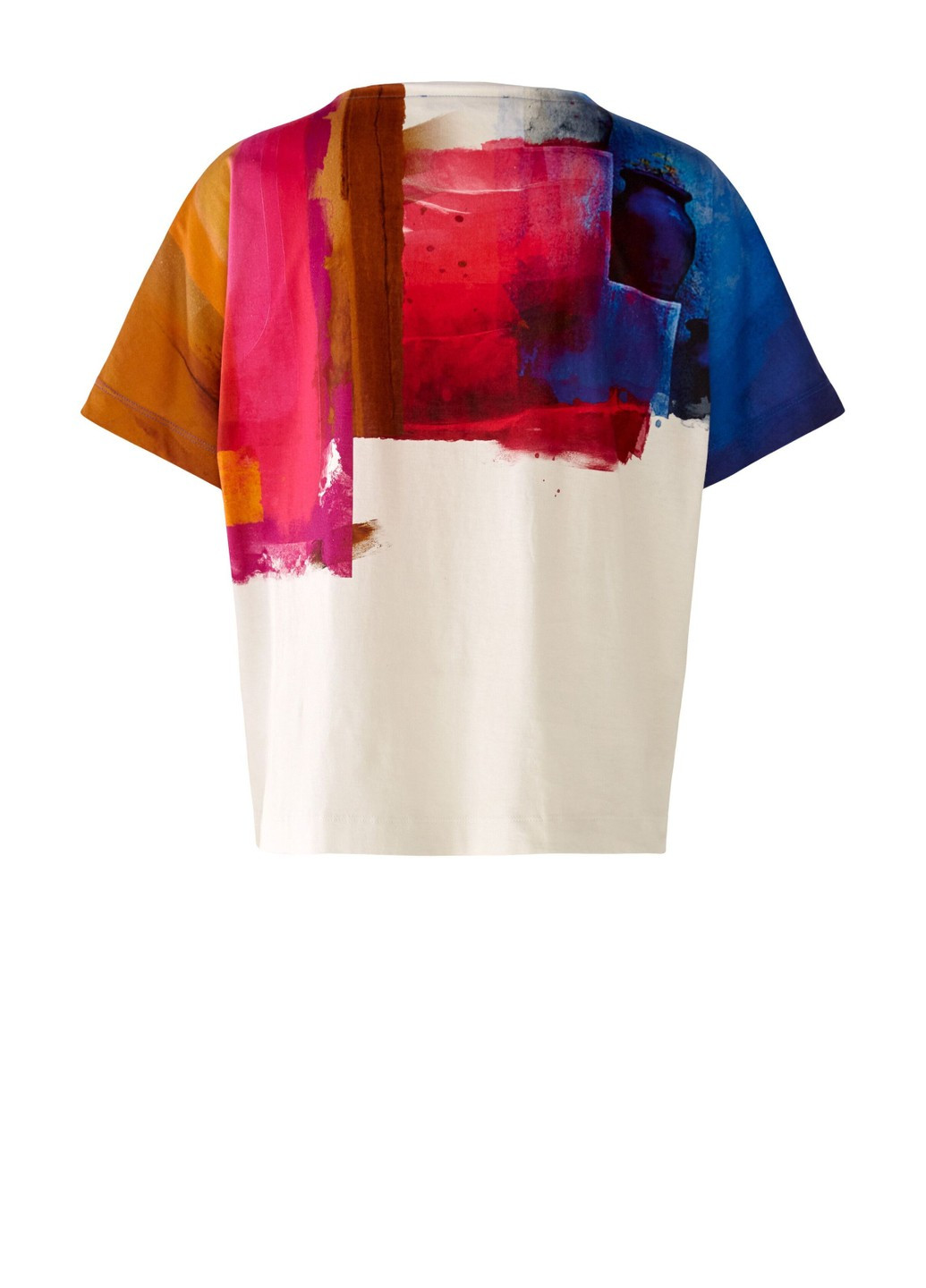 Комбінована футболка жіноча різнокольорова Oui