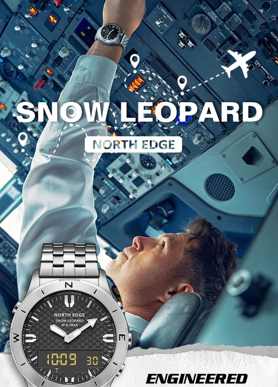 Snow Leopard quartz спортивный North Edge (265536255)