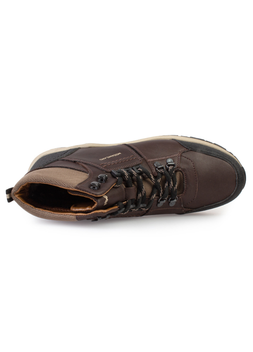 Коричневые зимние ботинки мужские бренда 9501121_(1) ModaMilano