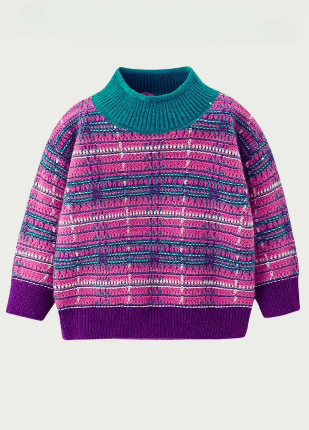 Ліловий зимовий теплий ангоровий светр джемпер No Brand